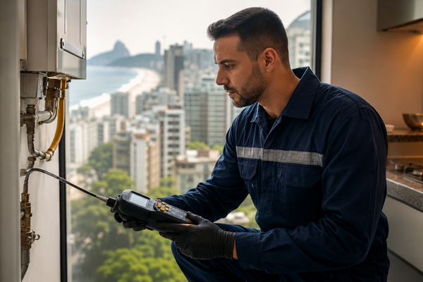 Vazamento de Gás em Copacabana: Diagnóstico Especializado 